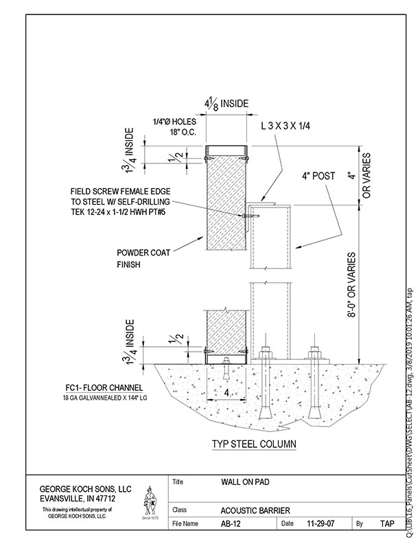 AB-12 Wall on Pad
