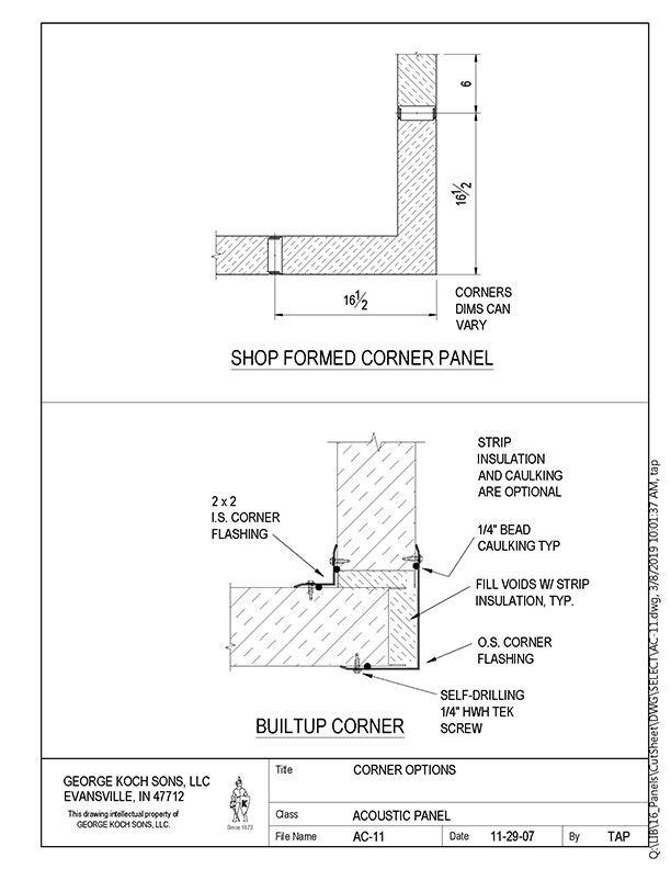 AC-11 Corner Options
