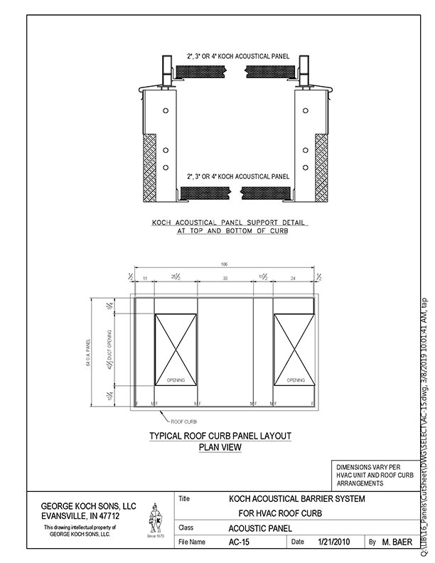 AC-15 HVAC Roof Curb
