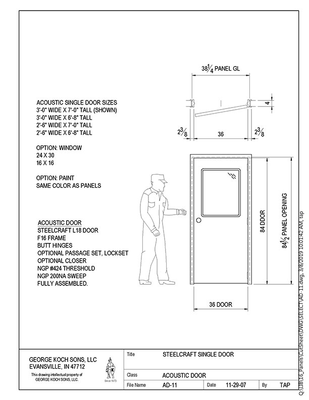 AD-11 Single Door