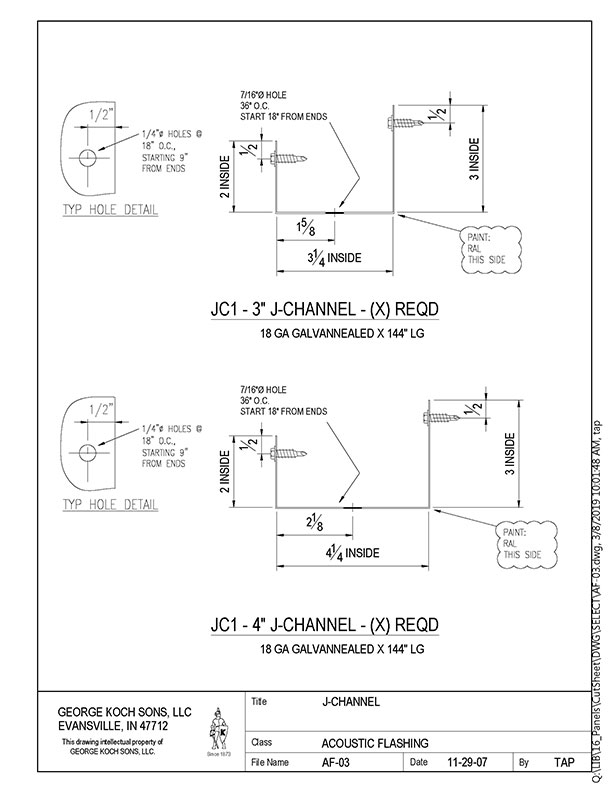 AF-03 J-Channel